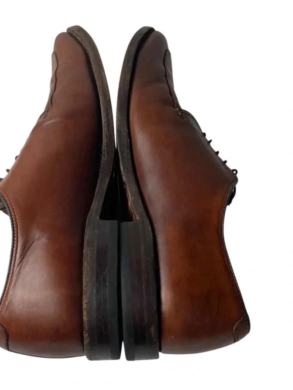 Allen Edmonds Delray Split Toe Brown Dress Oxford Shoes size 10.5D